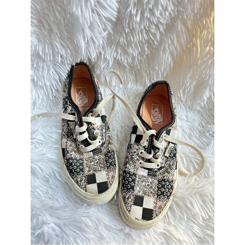 Kids Vans Floral Print Shoes